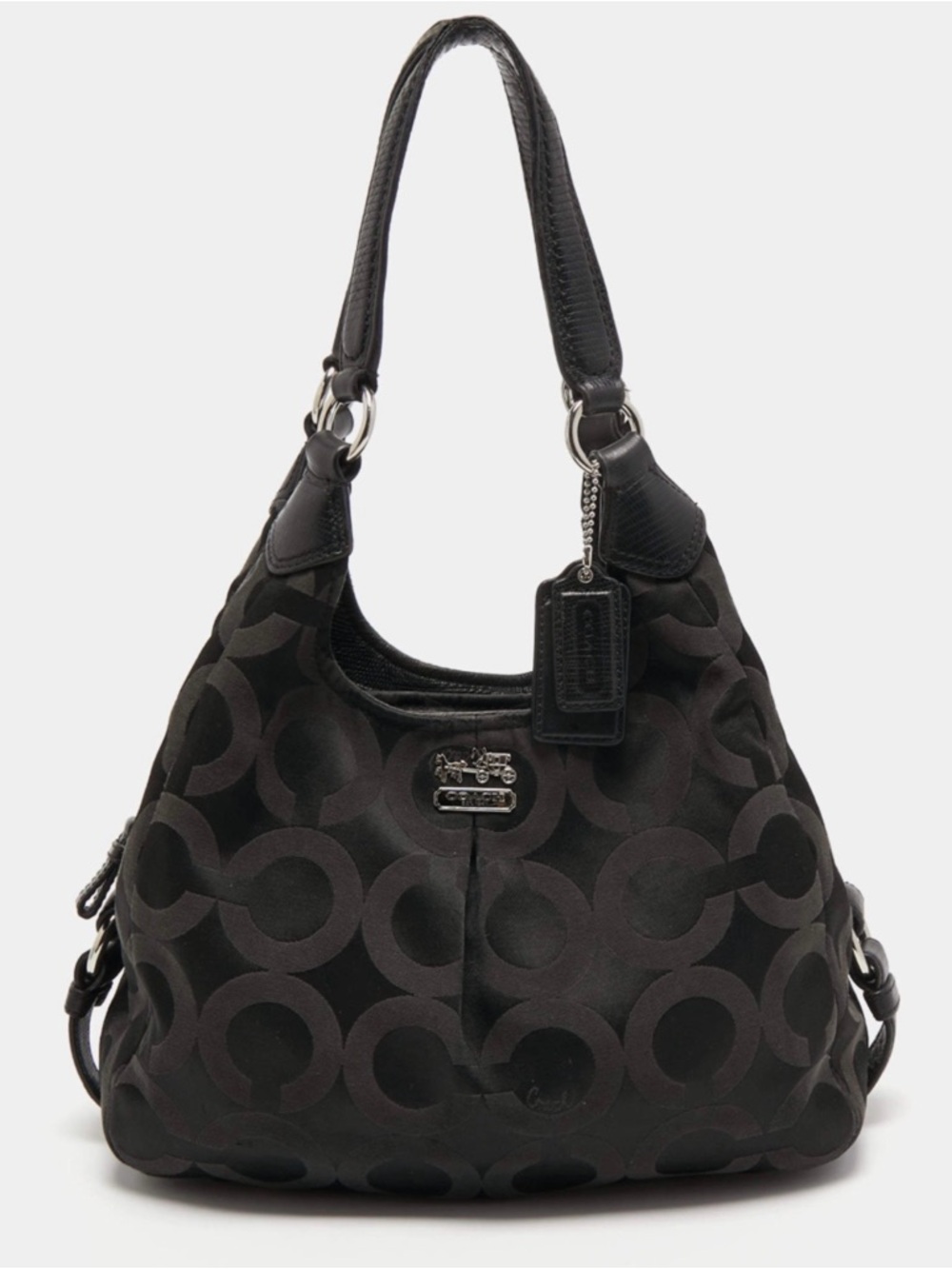 Coach Madison Op Art Maggie shoulder bag.